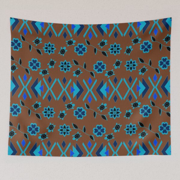 Item preview, Brown Turtle Floral designed and sold by Niibidoon.