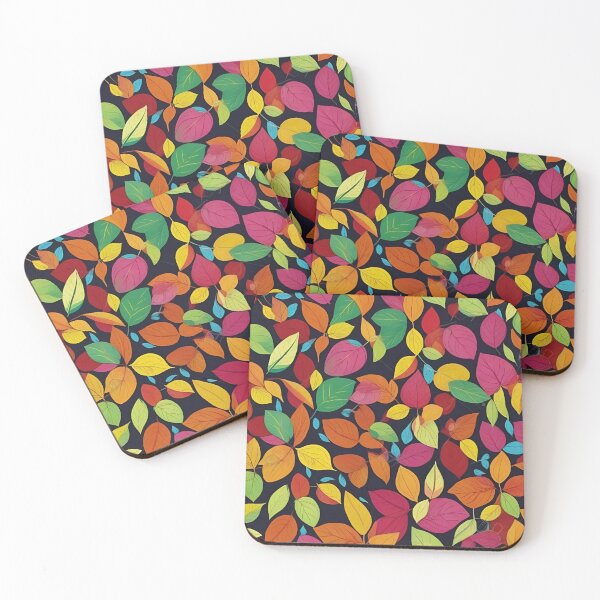 Item preview, Autumn colorful leaves pattern designed and sold by Bela Mehta.