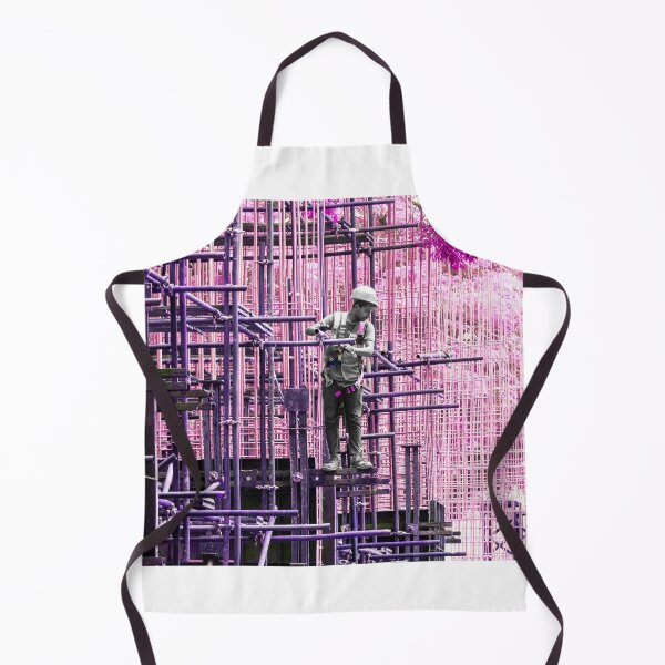 Item preview, Construction worker in a cotton candy maze designed and sold by saltyprawn.