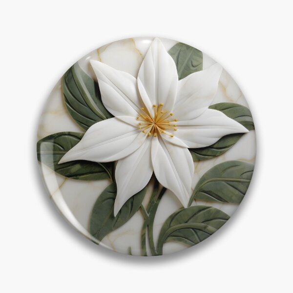 Item preview, etched marble flower print designed and sold by dcrc.