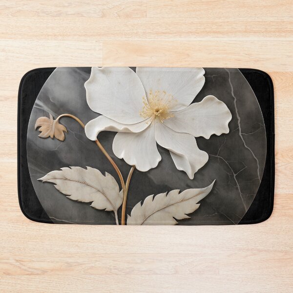 Item preview, etched marble flower print designed and sold by dcrc.