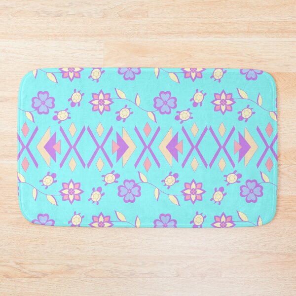 Item preview, Blue Pastel Turtle Floral designed and sold by Niibidoon.