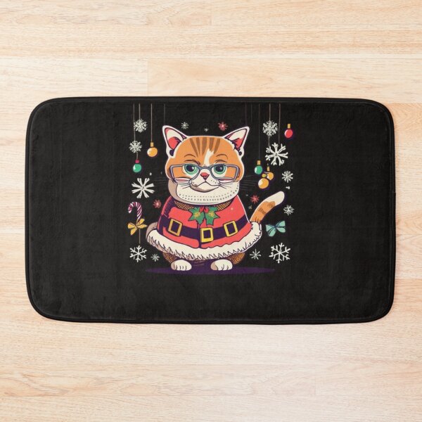 Item preview, Mr Cute Christmas Kitty  designed and sold by PaulBlueShop.