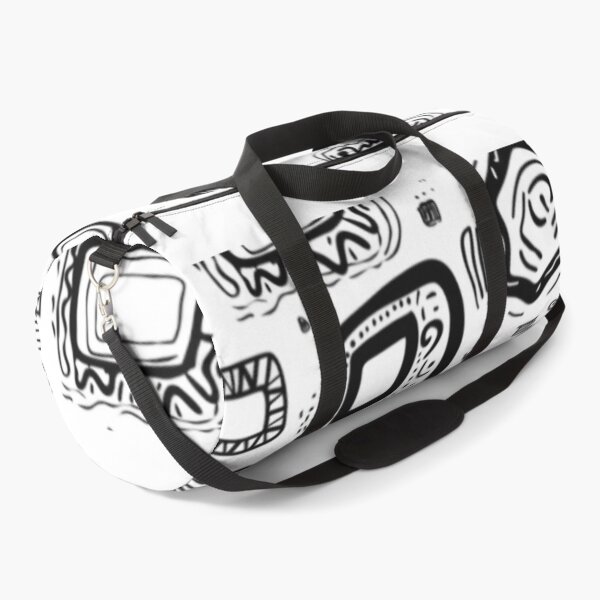 Item preview, Abstract Squares and Boxes Black and White  designed and sold by zanydoodles.