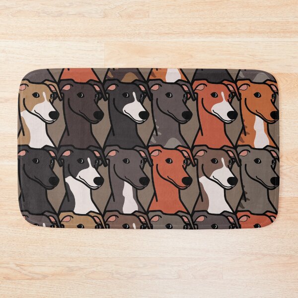 Item preview, Greyhound colors pattern designed and sold by Iluvmygreyhound.