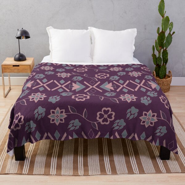 Item preview, Plum Wolf Floral designed and sold by Niibidoon.