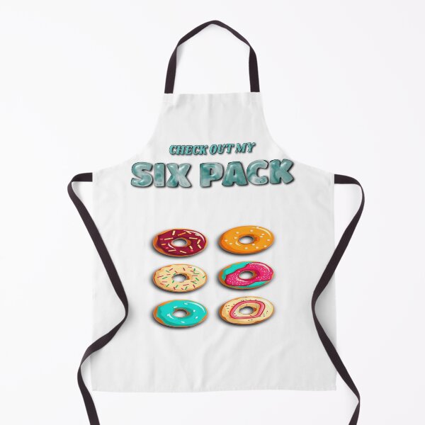 Aperçu de l'œuvre Découvrez mon t-shirt drôle de six packs de beignets créée et vendue par Brownpants.
