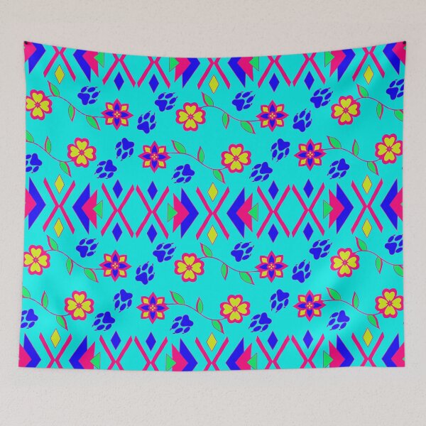 Item preview, Bright Wolf Floral designed and sold by Niibidoon.