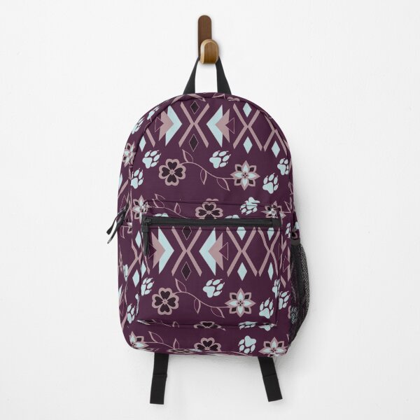 Item preview, Dark Plum Wolf Floral designed and sold by Niibidoon.