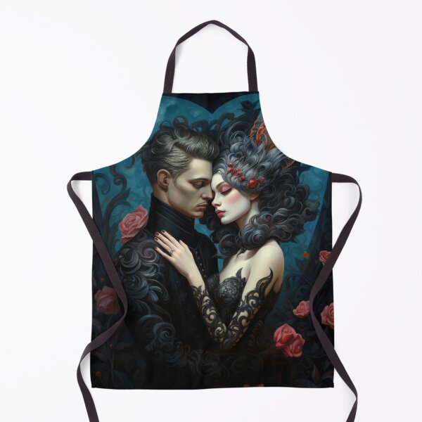 Item preview, Mysterious gothic couple - greeting card | Valentines, Anniversary, Romance, Love designed and sold by OddCorro.