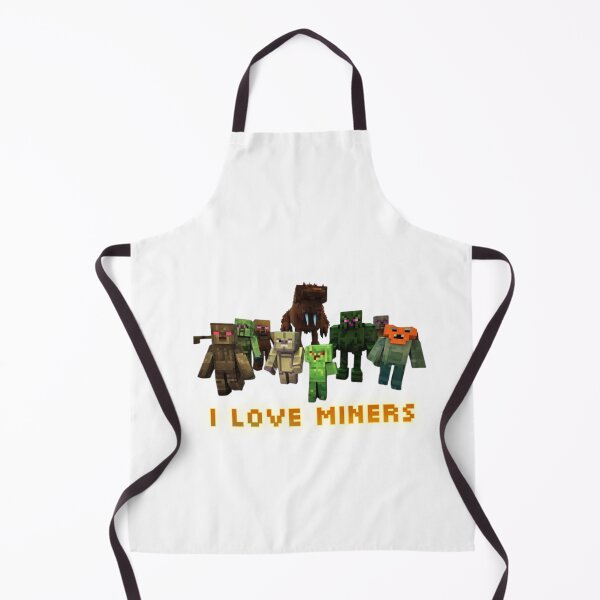 Item preview, "I Love Miners".zombie Minecraft designed and sold by Obinne.