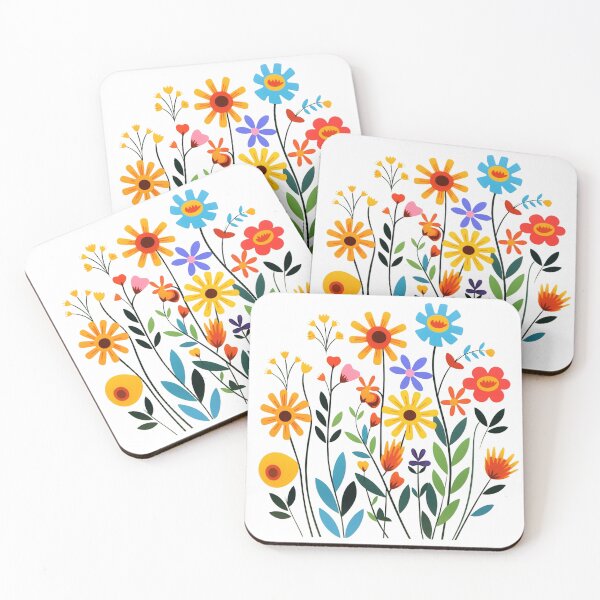 Item preview, Mid-Century Modern Blooms: A Bouquet of Color and Joy designed and sold by nyndigitals.