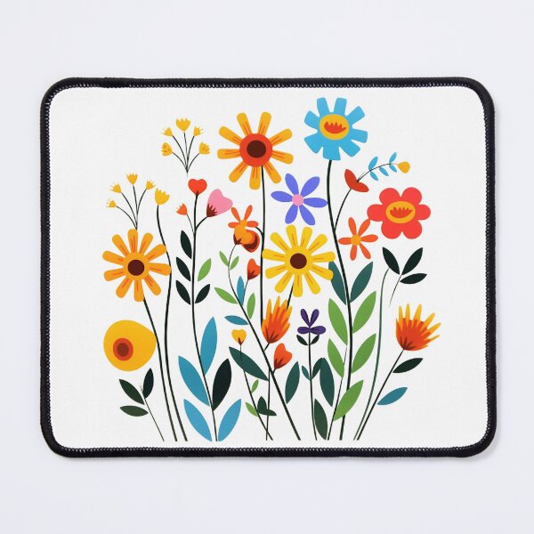 Item preview, Mid-Century Modern Blooms: A Bouquet of Color and Joy designed and sold by nyndigitals.
