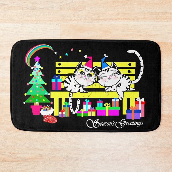 Item preview, Cats Celebrating on Christmas  designed and sold by Shirley cute art .