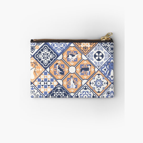 Item preview, Greyhound Portuguese tile pattern designed and sold by Iluvmygreyhound.