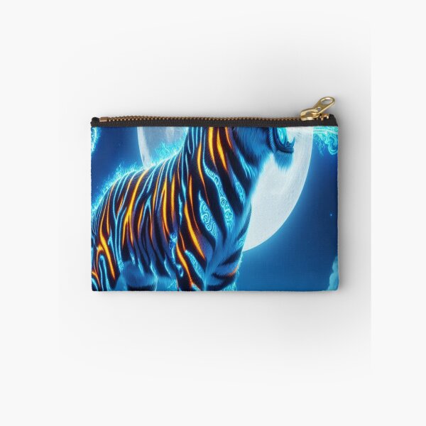 Item preview, Blue Luminescent Fire Tiger designed and sold by DeediArt.