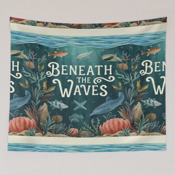 Item preview, Aquatic Serenity The Ocean's Embrace designed and sold by Nardaz.
