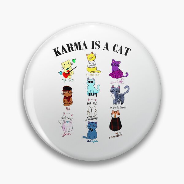 Item preview, Karma Is A Cat designed and sold by mesonmenyer.
