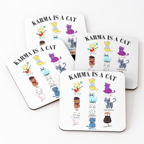 Item preview, Karma Is A Cat designed and sold by mesonmenyer.