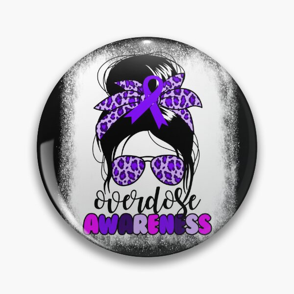 Item preview, Overdose Awareness Messy Bun Women's Overdose Awareness Gear designed and sold by DynamicDesign.
