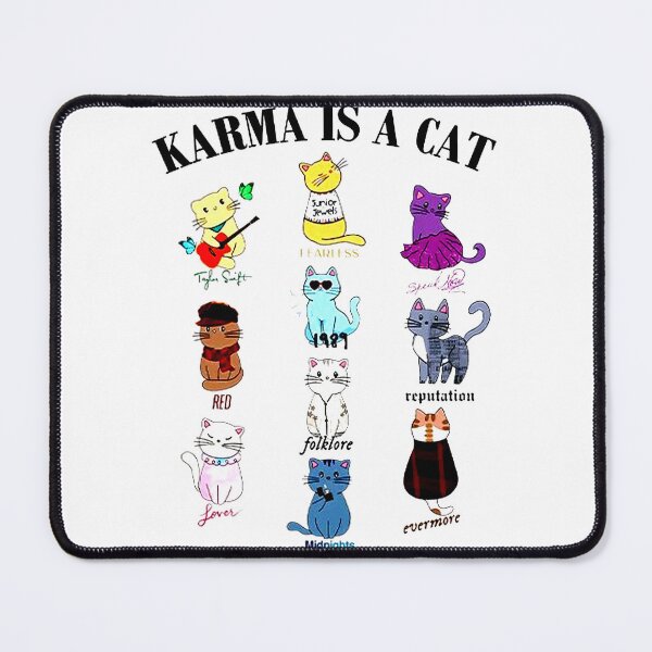 Item preview, Karma Is A Cat designed and sold by mesonmenyer.