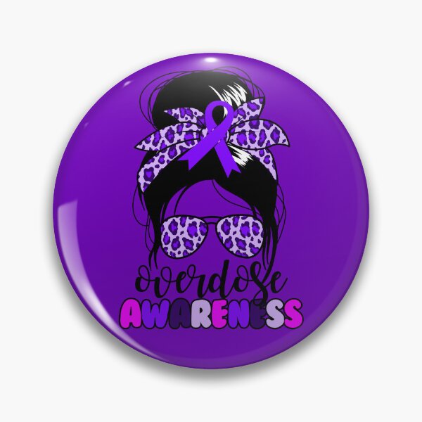 Item preview, Overdose Awareness Messy Bun Women's Overdose Awareness Gear designed and sold by DynamicDesign.