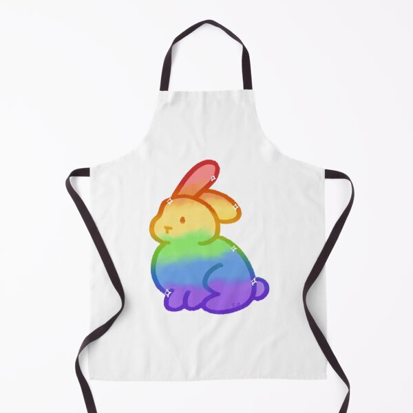 Item preview, Gay Pride Flag Bunny designed and sold by Fin-Art-.