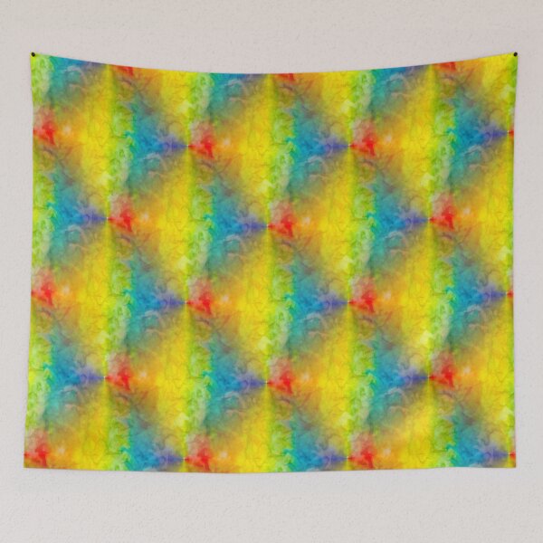 Item preview, Vibrant Rainbow Swirl Seamless Pattern designed and sold by kakarikihill.