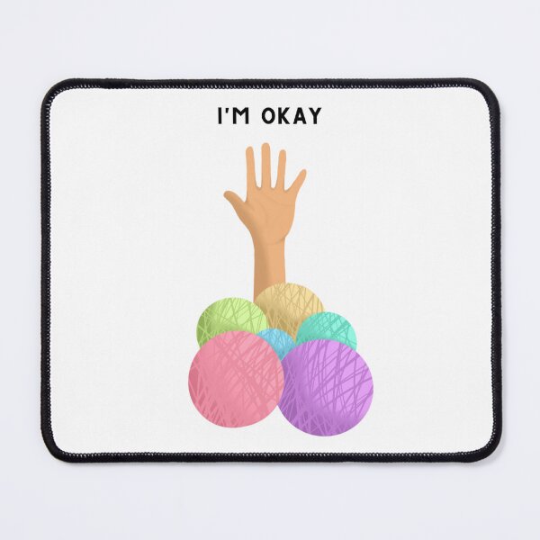 Item preview, I'm Okay designed and sold by knitlikegranny.