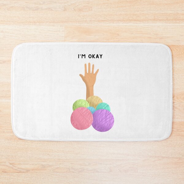 Item preview, I'm Okay designed and sold by knitlikegranny.