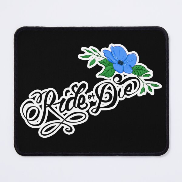 Item preview, Ride or Die (Floral Alt) designed and sold by Deadlights.