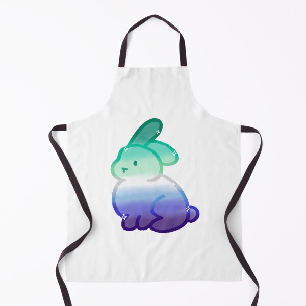 Item preview, MLM Gay Pride Flag Bunny designed and sold by Fin-Art-.