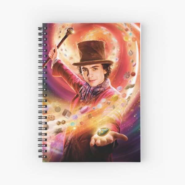 Willy Wonka Spiral Notebooks for Sale