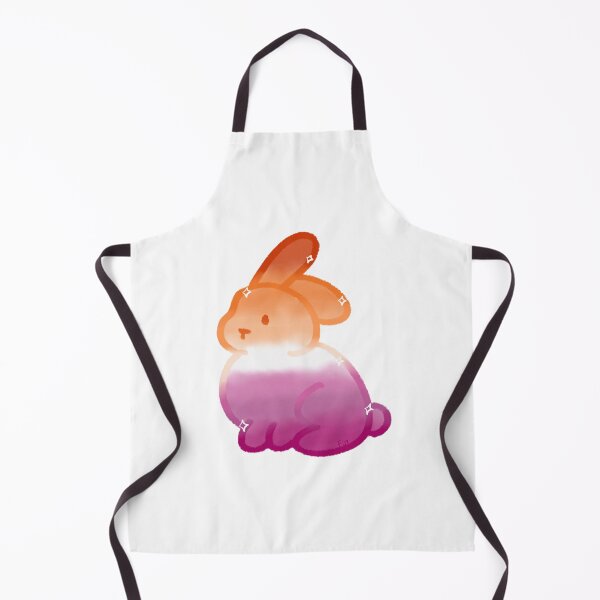 Item preview, Lesbian Flag Bunny designed and sold by Fin-Art-.