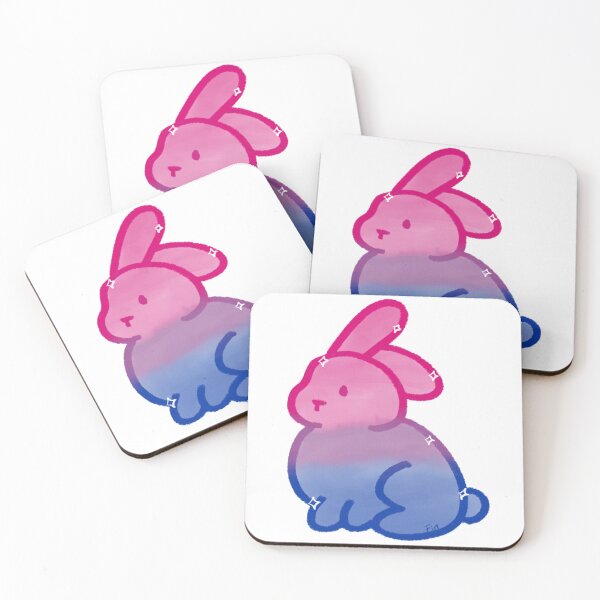 Item preview, Bisexual Flag Bunny designed and sold by Fin-Art-.