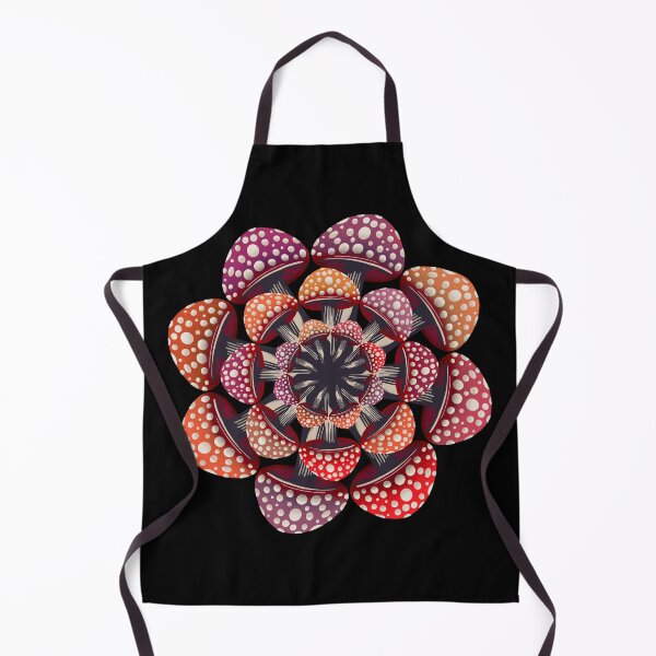 Item preview, Reddish colored Mushroom Mandala with Polka Dots designed and sold by DaveDanchuk.