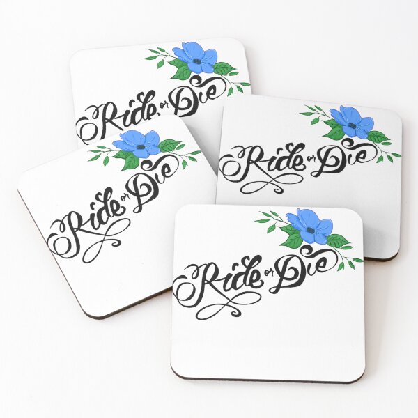 Item preview, Ride or Die (Floral) designed and sold by Deadlights.