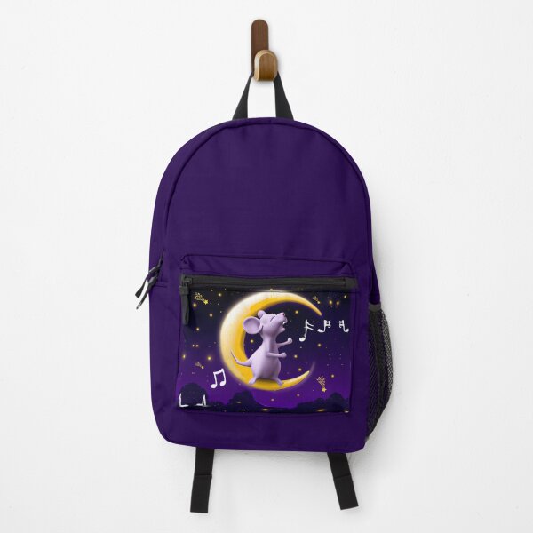 Item preview, Mouse singing on the moon designed and sold by Artbellachi.