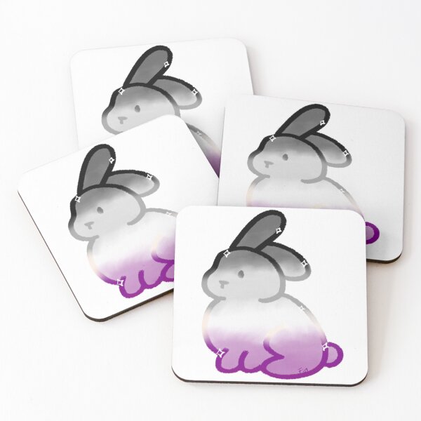 Item preview, Asexual Flag Bunny designed and sold by Fin-Art-.