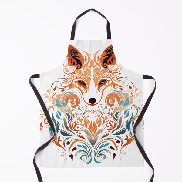 Item preview, Fox with ornate details incorporating classic designed and sold by KandaShopTH.