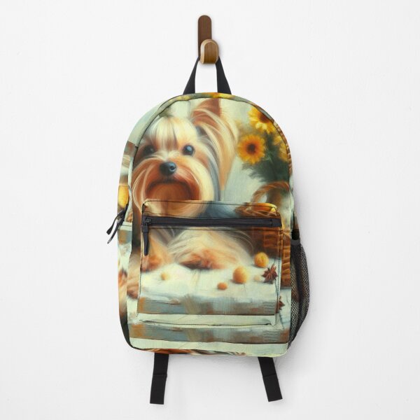 Item preview, Yorkie Still Life Painting - Yorkshire Terrier Art designed and sold by Star-Fragment.