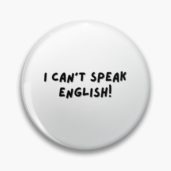 Item preview, I can't speak English! designed and sold by elegant-unicorn.