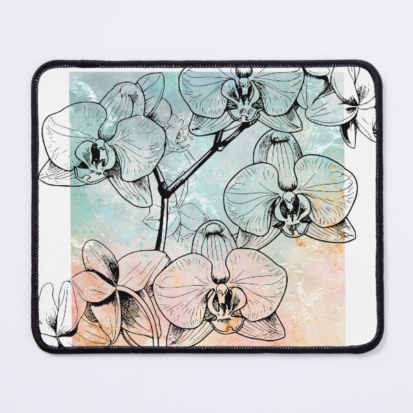 Item preview, Orchid Flowers on Color Splash designed and sold by jmggraphics.