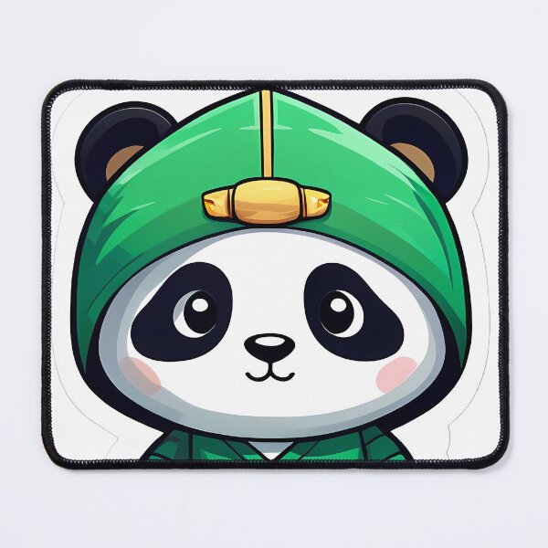 Item preview, Cute green panda ninja designed and sold by justasimpleguy.