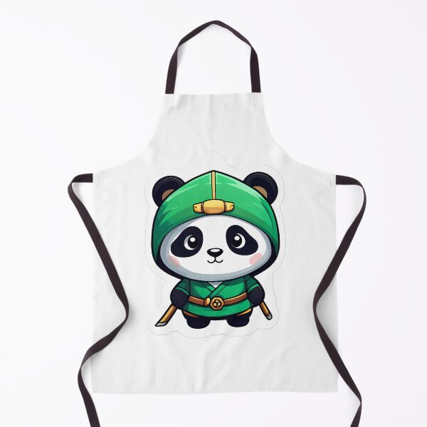 Item preview, Cute green panda ninja designed and sold by justasimpleguy.