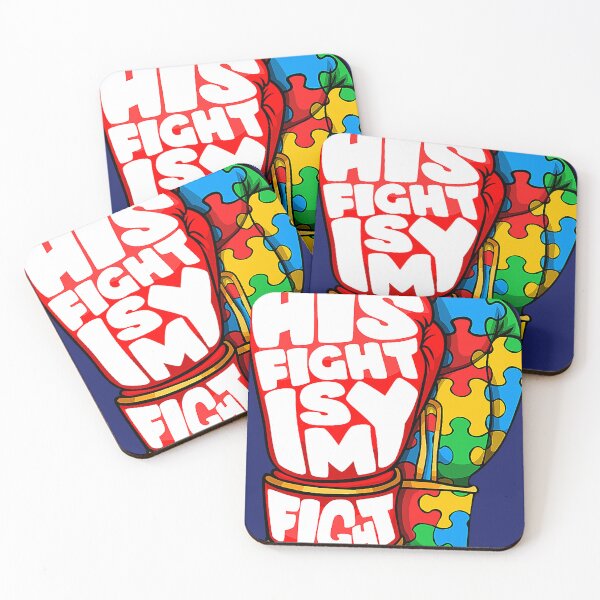 Item preview, Autism Awareness Day Shirt His Fight designed and sold by caloudiaminart.