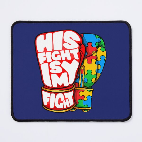 Item preview, Autism Awareness Day Shirt His Fight designed and sold by caloudiaminart.