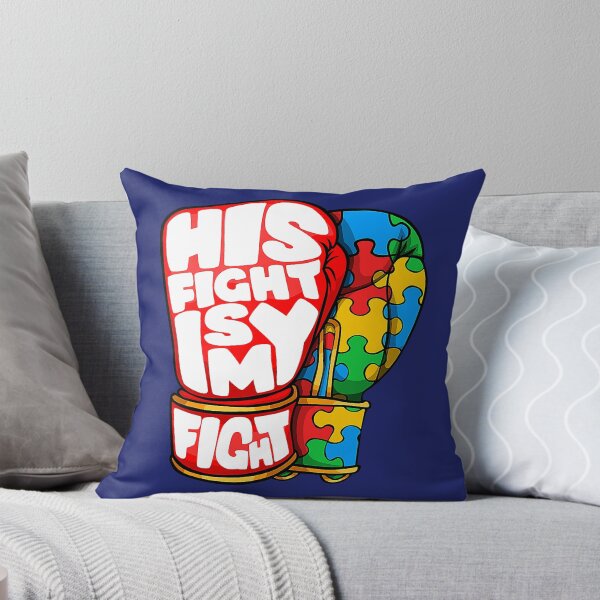 Item preview, Autism Awareness Day Shirt His Fight designed and sold by caloudiaminart.