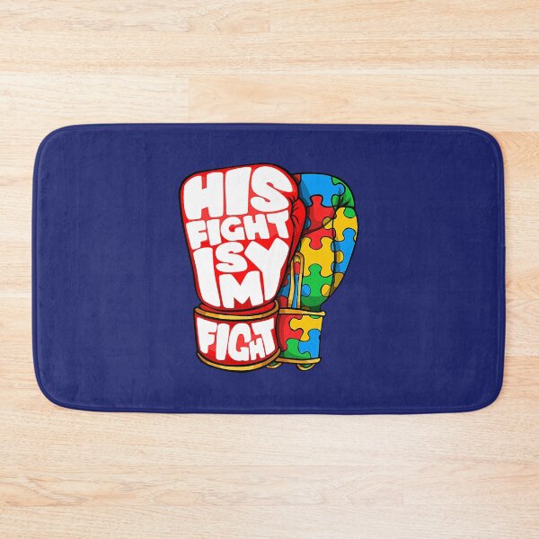 Item preview, Autism Awareness Day Shirt His Fight designed and sold by caloudiaminart.