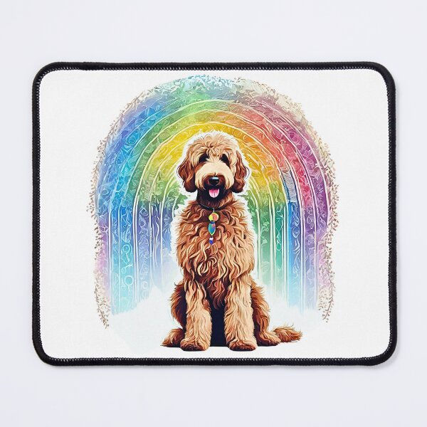 Item preview, Boho Goldendoodle Rainbow designed and sold by Fredster1966.